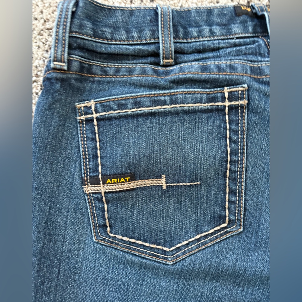 Ariat Men's Blue Jeans - Picture 3 of 6